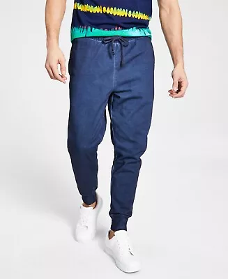 Sun + Stone Men's Garmentwashed Fleece Joggers Wine Large • $8.93