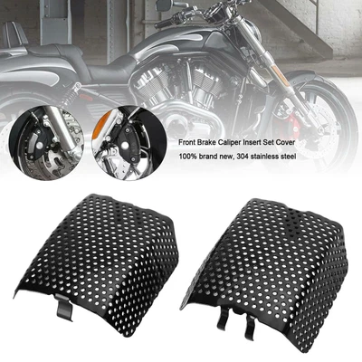 $34.19 • Buy Front Brake Caliper Insert Set Cover For Touring V-Rod Street Glide 42054-05 BLK
