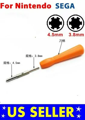 3.8mm + 4.5mm Screwdriver Bits For NES SNES N64 Game Boy Nintendo Security Tools • $7.95