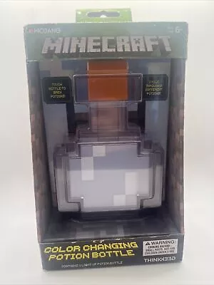 Minecraft Color Changing Potion Bottle Touch LED Light 8 Color Changes • £23.16