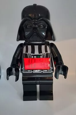 Lego Star Wars 9002113 Darth Vader Mini Figure Light Up Alarm Clock 9” Tall 2016 • $13.95