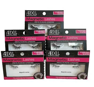 5 Pairs Ardell Professional Magnetic Lashes Accent 002 Tapered Tips Pre-Curved • $17.77