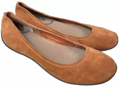 Merrell Slip On Shoes Womens 9.5 Avesso Oak Loafers Flats Brown Leather J56340 • $9.50