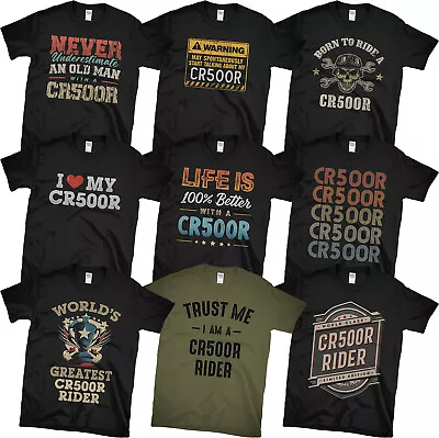Cr500r T-shirts. Awesome & Funny Designs. Honda Motorcycle Motocross Biker Gift • £14.99