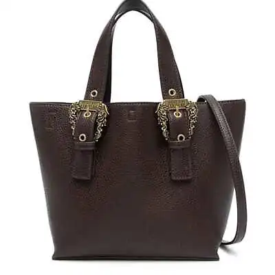 NEW VERSACE JEANS COUTURE Bag Ladies Shopper Brown - 75VA4BFAZS413741 • $207