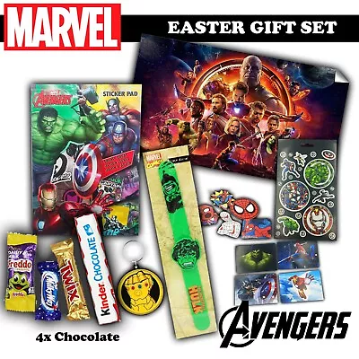 Easter Marvel Spider-Man - Easter Chocolate & Activity / Sticker Pad Gift Set • £9.49