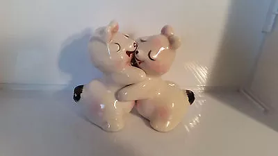 Vintage Van Tellingen Bunny Hug Hugger  Salt & Pepper Shakers  • $23.95