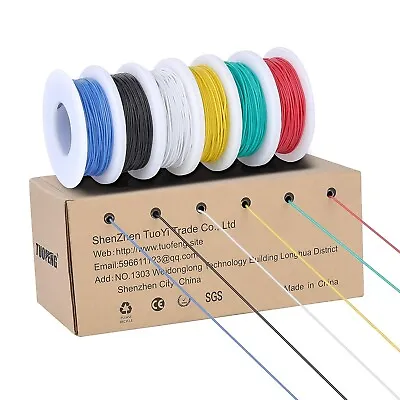£15.89 • Buy TUOFENG 30 AWG Electrical Wire Kit, Colored Wire Kit 0.05mm² Flexible Silicone W