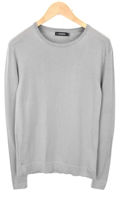 £35.99 • Buy J. LINDEBERG Nigel Jumper Men's MEDIUM Cashmere Silk Wool Blend Crew Neck Grey
