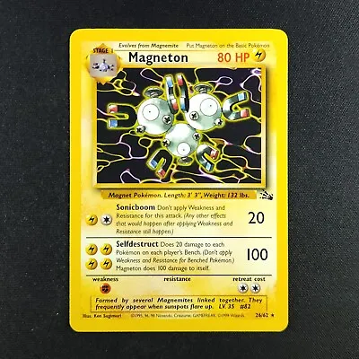 Magneton 26/62 - Fossil - Pokemon Card • $1.95