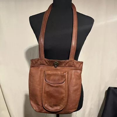 Last Chance Leather Vintage Leather Tote Bag • $30