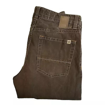 CAMEL ACTIVE Jeans Men W30 L32 Brown Regular Straight Stretch Mid Rise Woodstock • £29.99