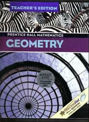 Prentice Hall Geometry (Hardcover Teacher's Edition Of Textbook) • $45.02