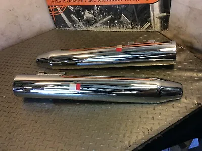 95 - 16 Harley Davidson Touring Vance & Hines 4  Monster Muffler Heat Shields • $100