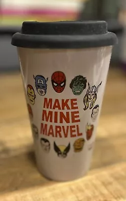 Make Mine Marvel Ceramic Cup/Mug 2000’s Replica Of 1960’s Marvel Promotion NEW • £2.99