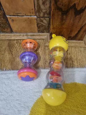 Baby Toys Bundle Sensory Rattles Rainmakers Pre - Loved Excellent Condition. • £12