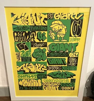 Mike Giant 18” X 24” Screen Print - Graffiti - Signed & Numbered • $100