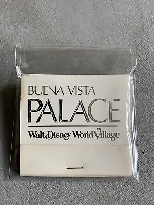 Vintage Matchbook Buena Vista Palace Walt Disney World Village Unstruck 40 • $2.50