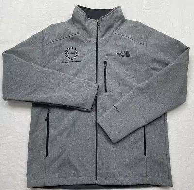 The North Face Jacket Men Gray Full Zip Apex Windwall (AB/Kuerig Venture) Size L • $36.84