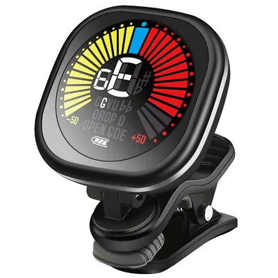 $12.87 • Buy LEKATO Clip On Chromatic Tuner LCD Color Display Portable For Guitar Bass Violin