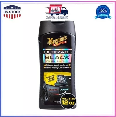 Meguiars Ultimate Black Plastic Restorer 12 Oz. Bottle • $13.38