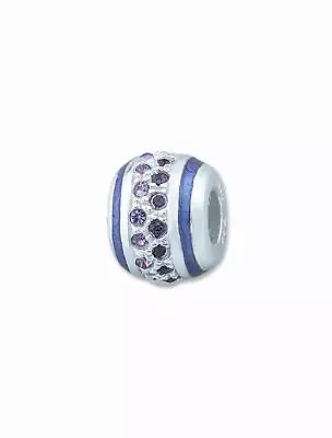 £42 • Buy Amore & Baci Glamor Pave Bead Sterling Silver