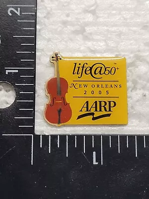 Aarp 2005 New Orleans Hat Lapel Pin Pin Back Used (g0641) • $9