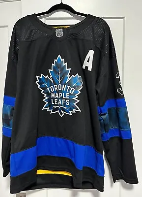 Matthews Toronto Maple Leafs Jersey Black Drew Reversible (Mens: S - 3XL) • $61.76