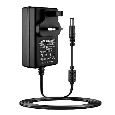 UK 15V AC Adaptor Charger For Halfords 6-in-1 Jump Starter Pack Power Supply • £14.85