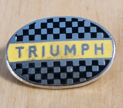 £4.99 • Buy Vintage Triumph  Motorcycle Bike Badge