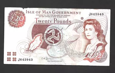 20 Pounds Fine  Banknote From Isle Of Man 2007   Pick-47 • $5.50