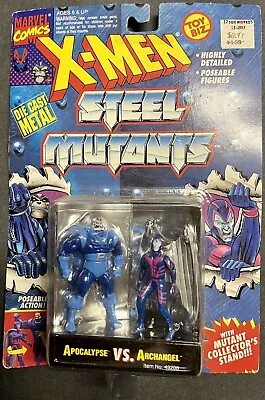1994 Toy Biz Marvel Comics X-Men Steel Mutants  Apocalypse VS. Archangel  • $25