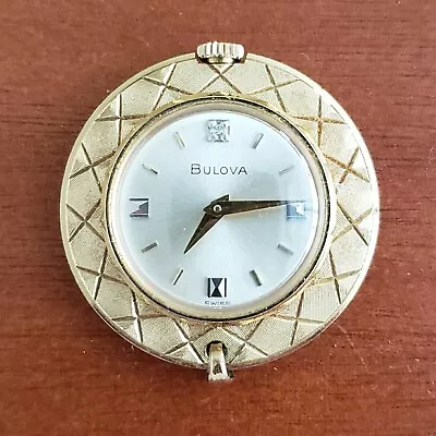 Vintage Bulova Pendent/Necklace Watch Swiss Mechanical Windup 17 Jewels • $65