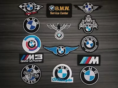 Logo BMW Motor Racing Car Motorcycles Bike Embroidered Patch  Iron Or Sew On Hat • $3.99