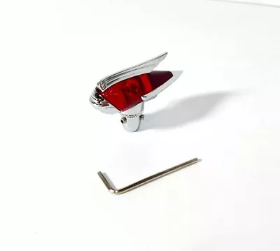 Vintage Classic Custom Car Truck Fender Guide Style Red Antenna Topper Hot Rod • $17.99