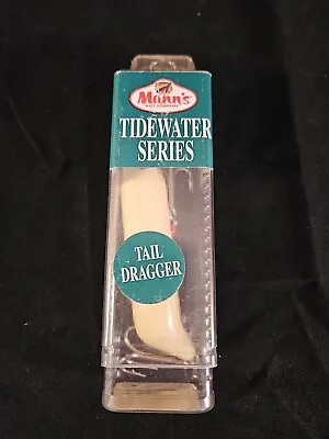 Mann's Tidewater Series Tail Dragger Topwater Fishing Lure. Bone. NOS • $12