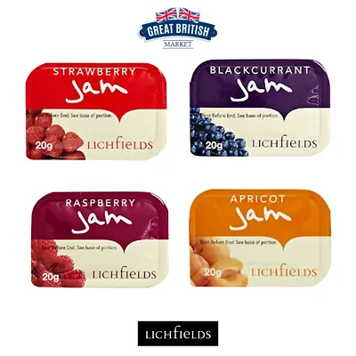 £3.99 • Buy LICHFIELDS JAM Portion POT Single Individual Multiple CHOICE Assorted Flavours