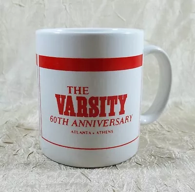 The Varsity Coffee Mug 60th Anniversary Vintage 1988 Cup Atlanta GA Restaurant • $29.95