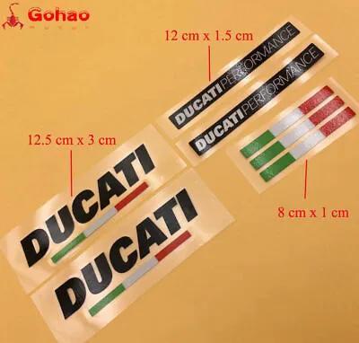 Set Decal Stickers For Ducati Performance Course Evo Racing Bikes MOTO GP Custom • $10.39