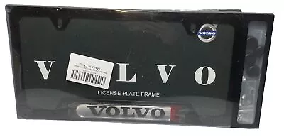 For VOLVO Black Silver Stainless Steel Metal License Plate Frame • $7.50