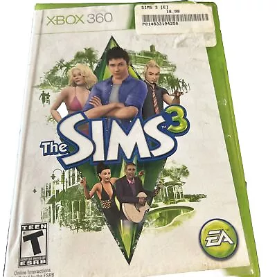 Xbox 360 - Sims 3 - No Manual • $5.59