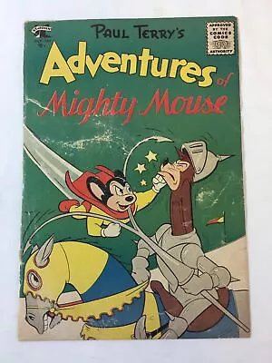 1955 St John ADVENTURES OF MIGHTY MOUSE #127 ~ Just The Front Cover • $4.85