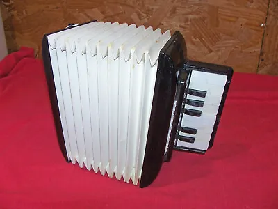 Vintage Toy Squeezebox Young Artist Proll-O-Tone Kids Old Concertina Accordion • $22.95