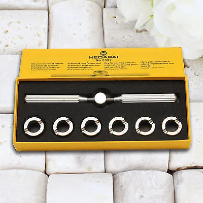 £24.59 • Buy Watch Back Case Opener Remover Watchmaker Repair Tool Kit Wrench Professional UK