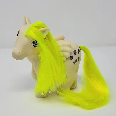 My Little Pony Surprise MLP G1 1984 White Pegasus W/Purple Glitter Balloons • $12