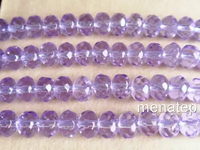25 6 X 9mm Czech Glass Gemstone Donut Beads: Alexandrite • $3.51