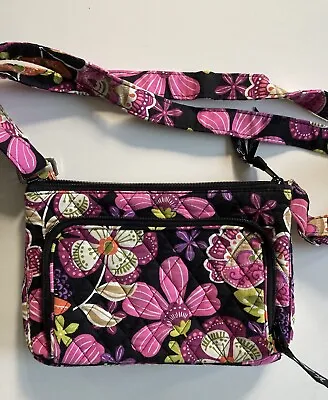 Vera Bradley RETIRED Moon Blooms Mini Hipster Crossbody Organization! EXCELLENT! • $19.98