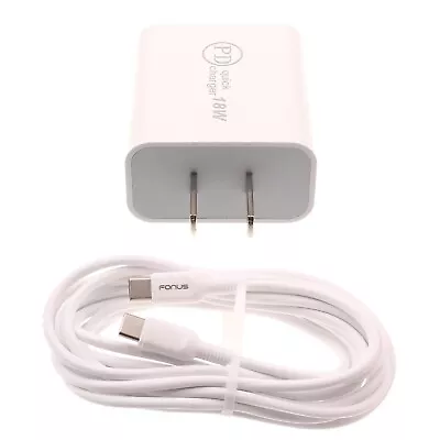 For Motorola Razr/Plus  Fast Type-C 18W PD Home Charger 10ft Long Cable Quick • $20.89