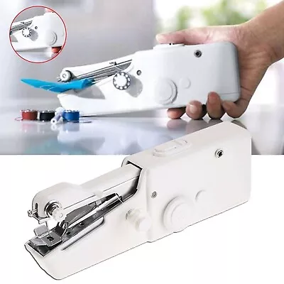 Mini Portable Handheld Cordless Sewing Machine Hand Held Clothes Thread Stitch A • £7.99