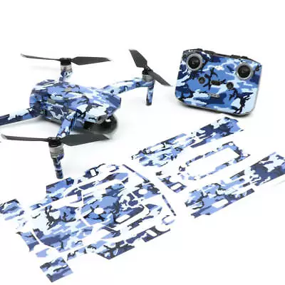 $37.50 • Buy Blue Camo Drone Skin Wrap Stickers Decal For DJI Mavic Air 2